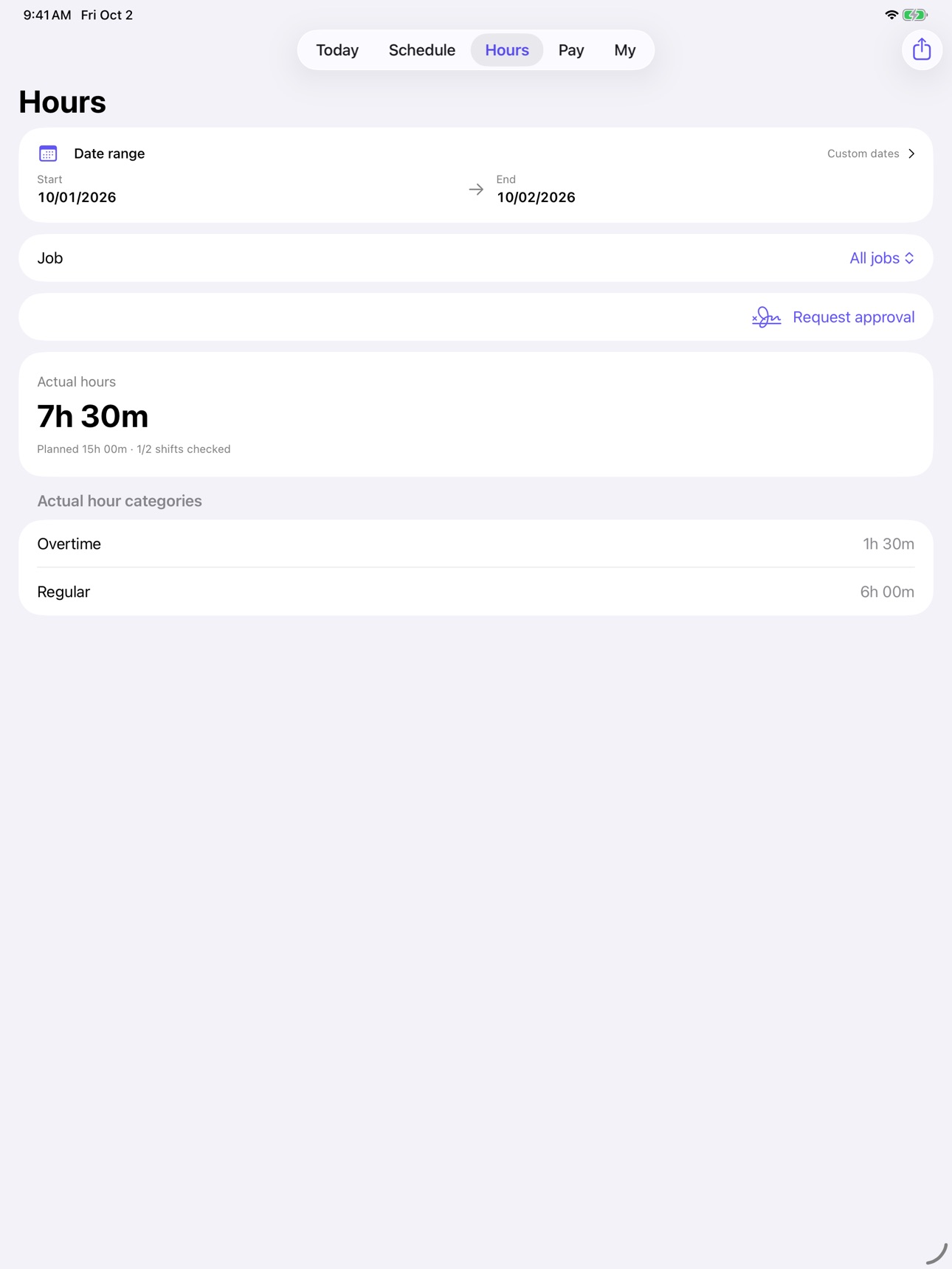 Screenshot 8 of ShiftClock: Timesheet & Pay