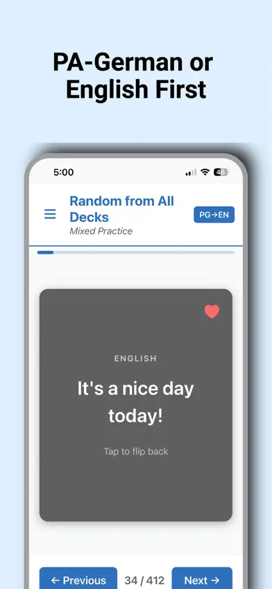 Deitsh Flashcards screenshot 2