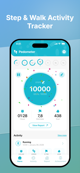 Step - Counter: Pedometer Screenshot 1 of 4