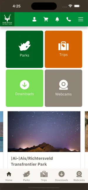 SANParks iPhone screenshot 1