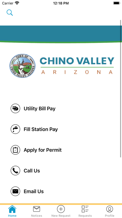 Screenshot 1 of Chino Valley Connected App