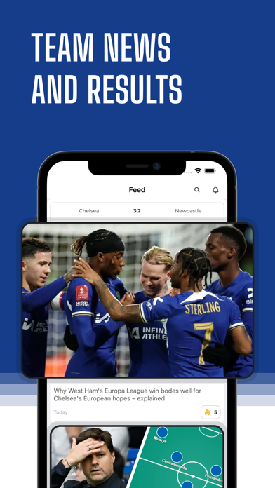 Screenshot #2 pour Blues Live: soccer app