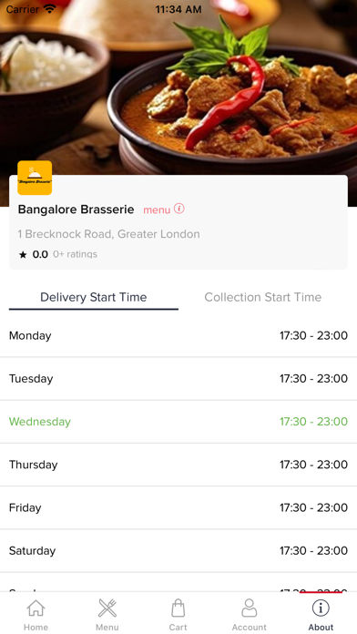 Screenshot #6 for Bangalore Brasserie