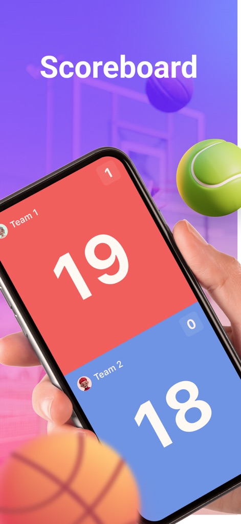 LED Banner - Make It Big Text - Users can manage live events with the 'Scoreboard' feature, providing clear digital displays for two competing teams.