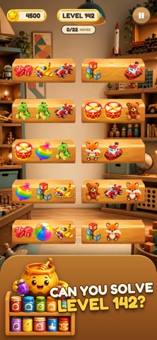 Shelf Sort: Cozy Sort Puzzle iPhone screenshot