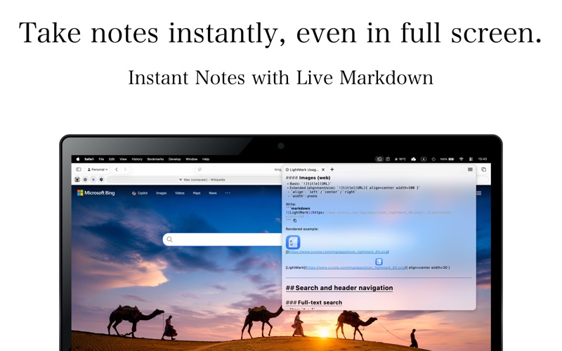 LightMark app screenshot