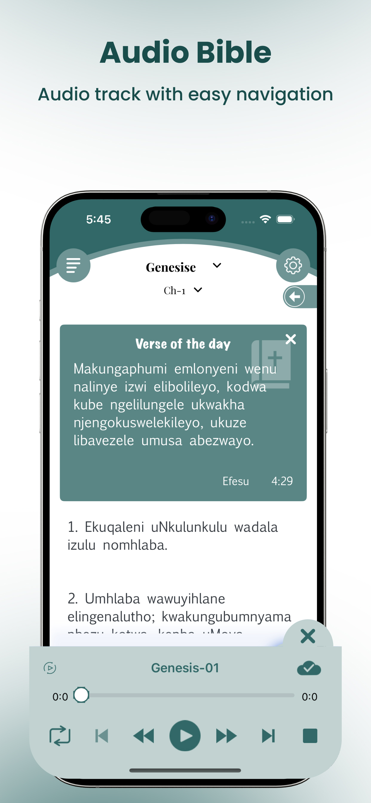 Ibhayibheli - Zulu Bible Audio