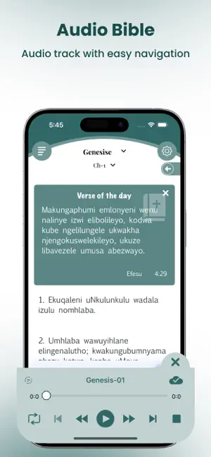 Ibhayibheli - Zulu Bible Audio screenshot 1