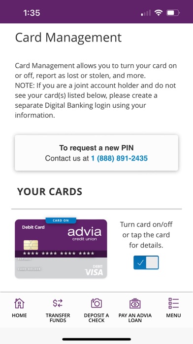 Advia Mobile Banking Screenshot