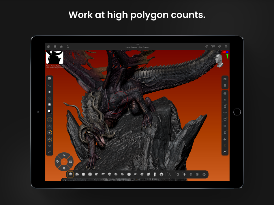 #1. ZBrush (iOS) 由: MAXON Computer GmbH
