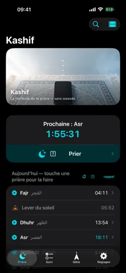 Captura de pantalla de Salat&Yaqeen en iPhone 1