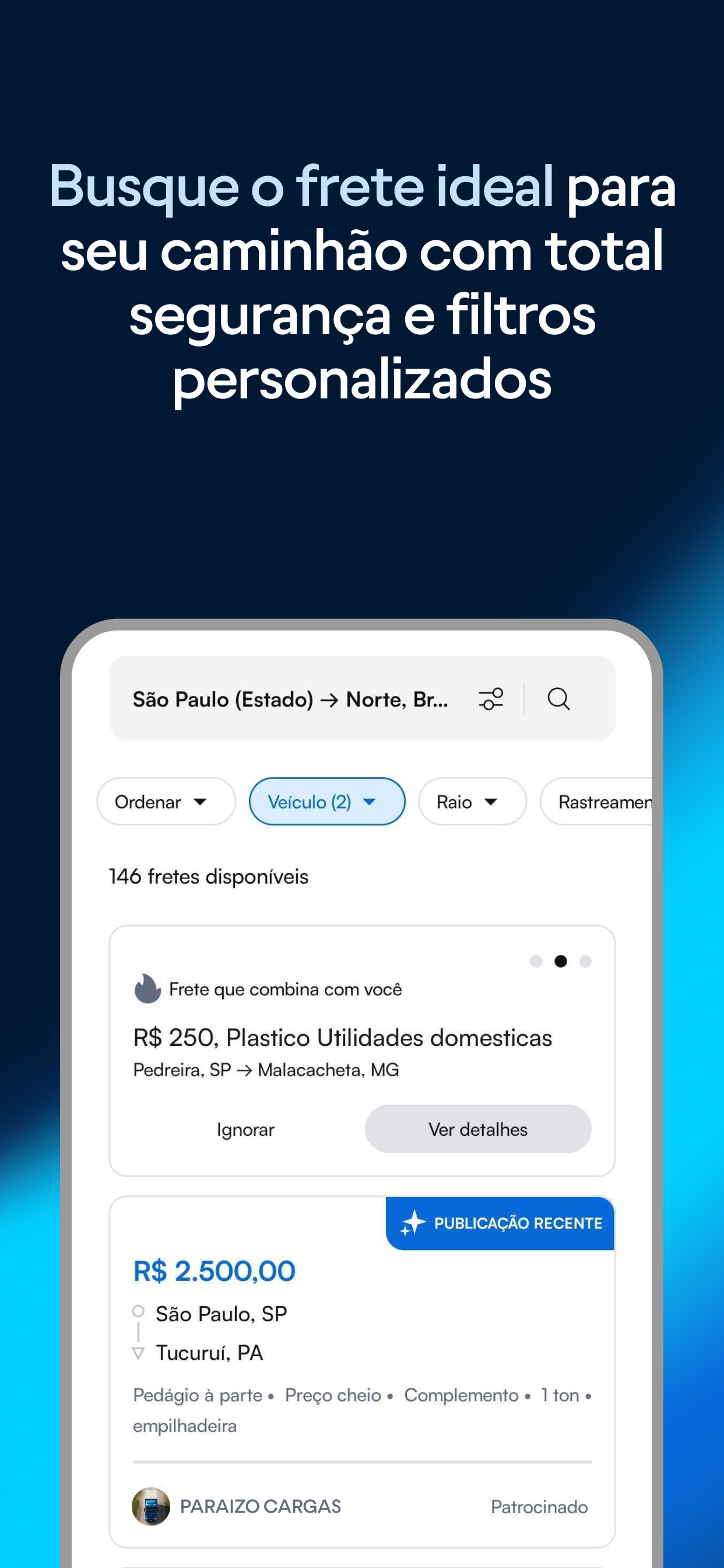 Fretebras screenshot 2