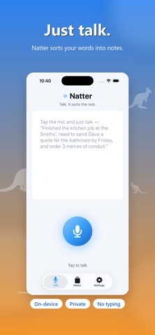 Natter: Voice Notes & To-Dos screenshot