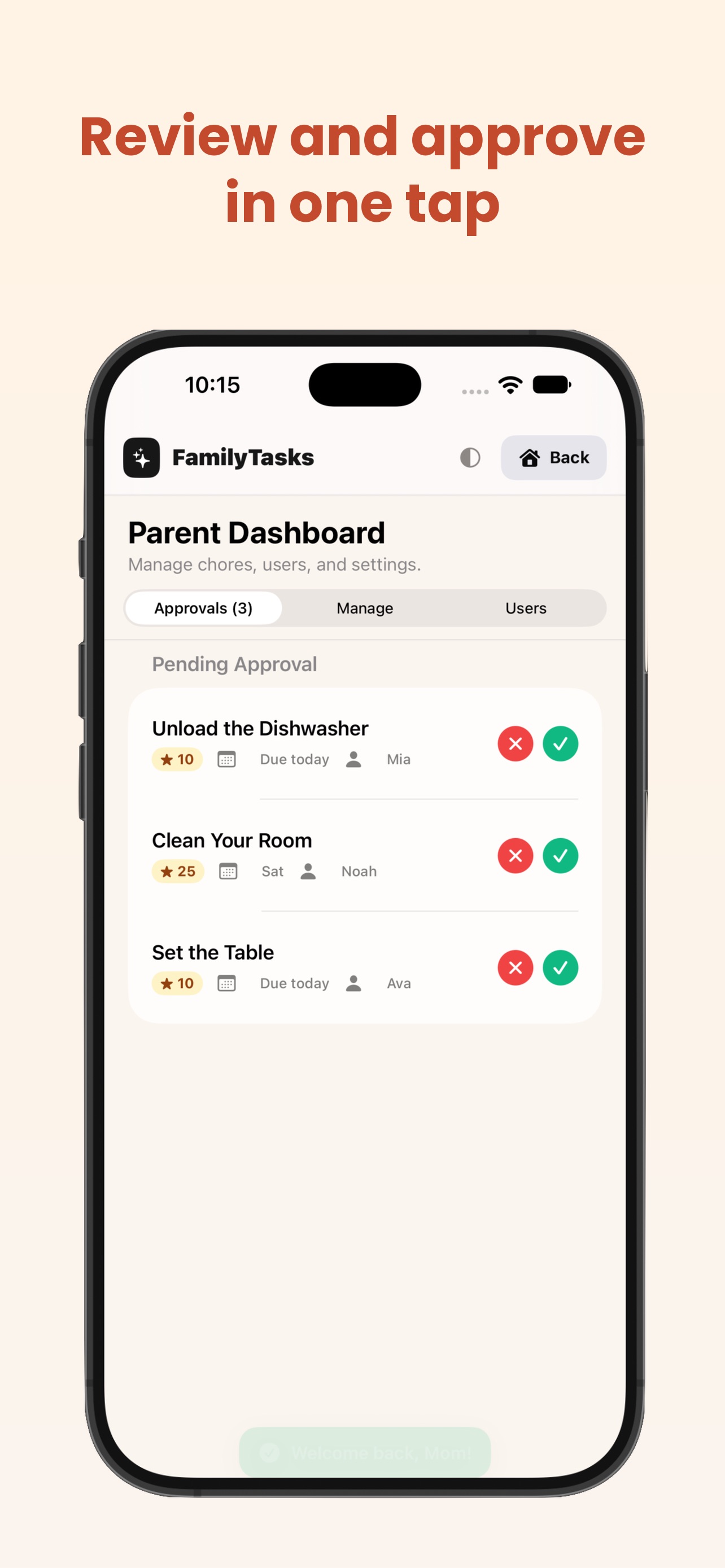 Screenshot 3 of FamilyTasksApp