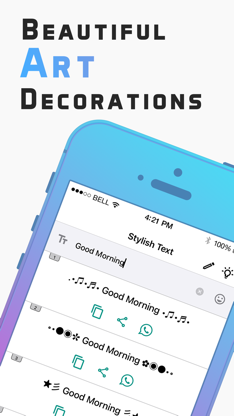Stylish Text - Fonts Keyboard screenshot 4