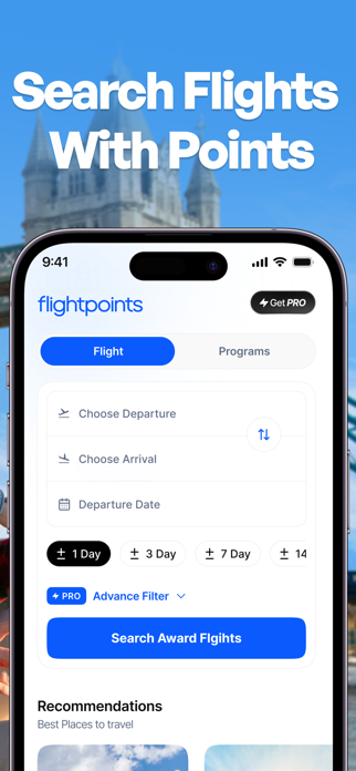 Flightpoints - Award Flights Screenshot 3 of 6