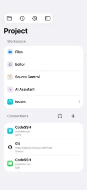 CodeSSH - Code Editor screenshot 1