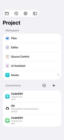 CodeSSH - Code Editor screenshot 1