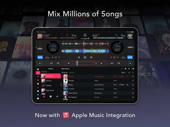 ‎djay - DJ App & AI Mixer Screenshot