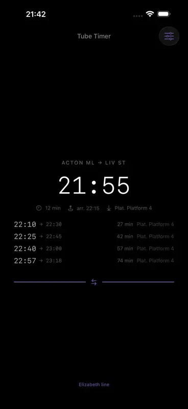 TubeTimer screenshot 1 of 2