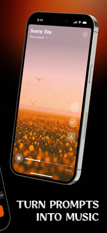 Melora: AI Music Generator iPhone screenshot