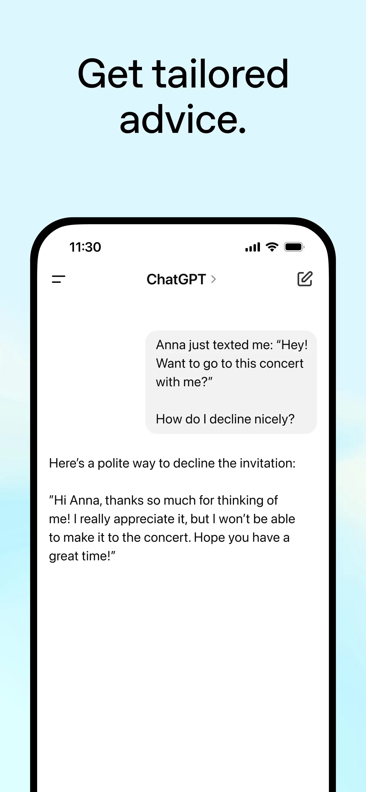 ChatGPT screenshot 5