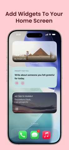 Gratitude: Self-Care Journal screenshot