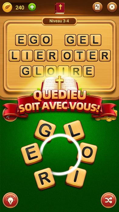 Screenshot #3 pour Bible Word Puzzle - Word Games