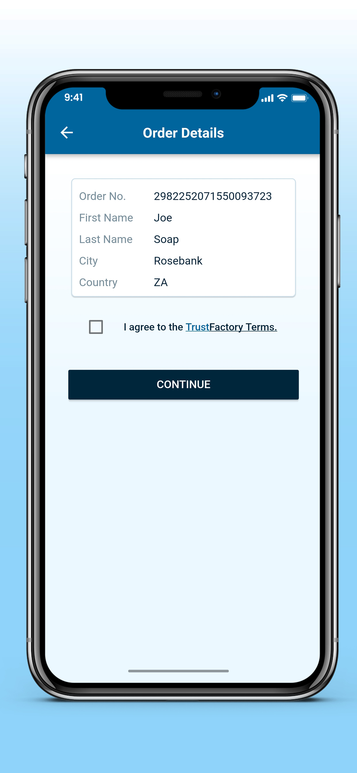 TrustFactory-Trusted Agent