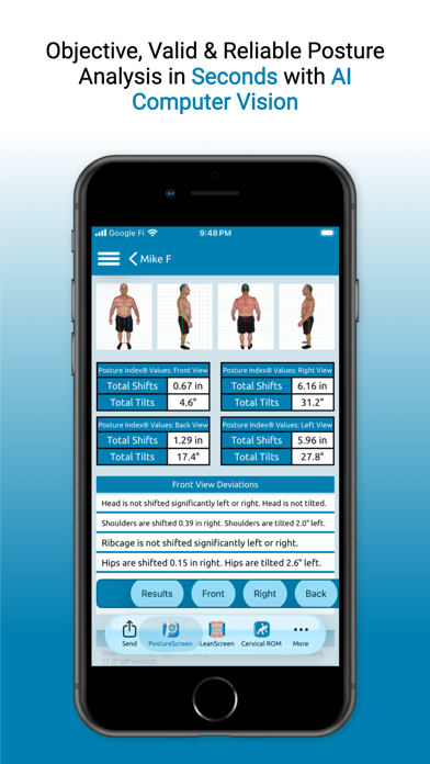 Screenshot #1 pour PostureScreen Mobile