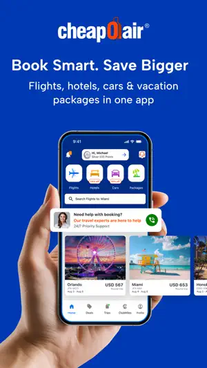 CheapOair: Flights Hotels Cars screenshot 1