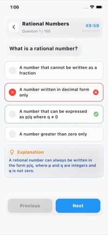 Class 8 Math All in One iPhone screenshot