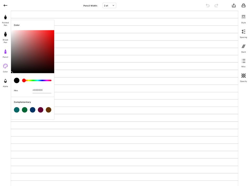 #5. Calligrapher: Writing Master (iOS) Podle: Vladislava Rudetskaia