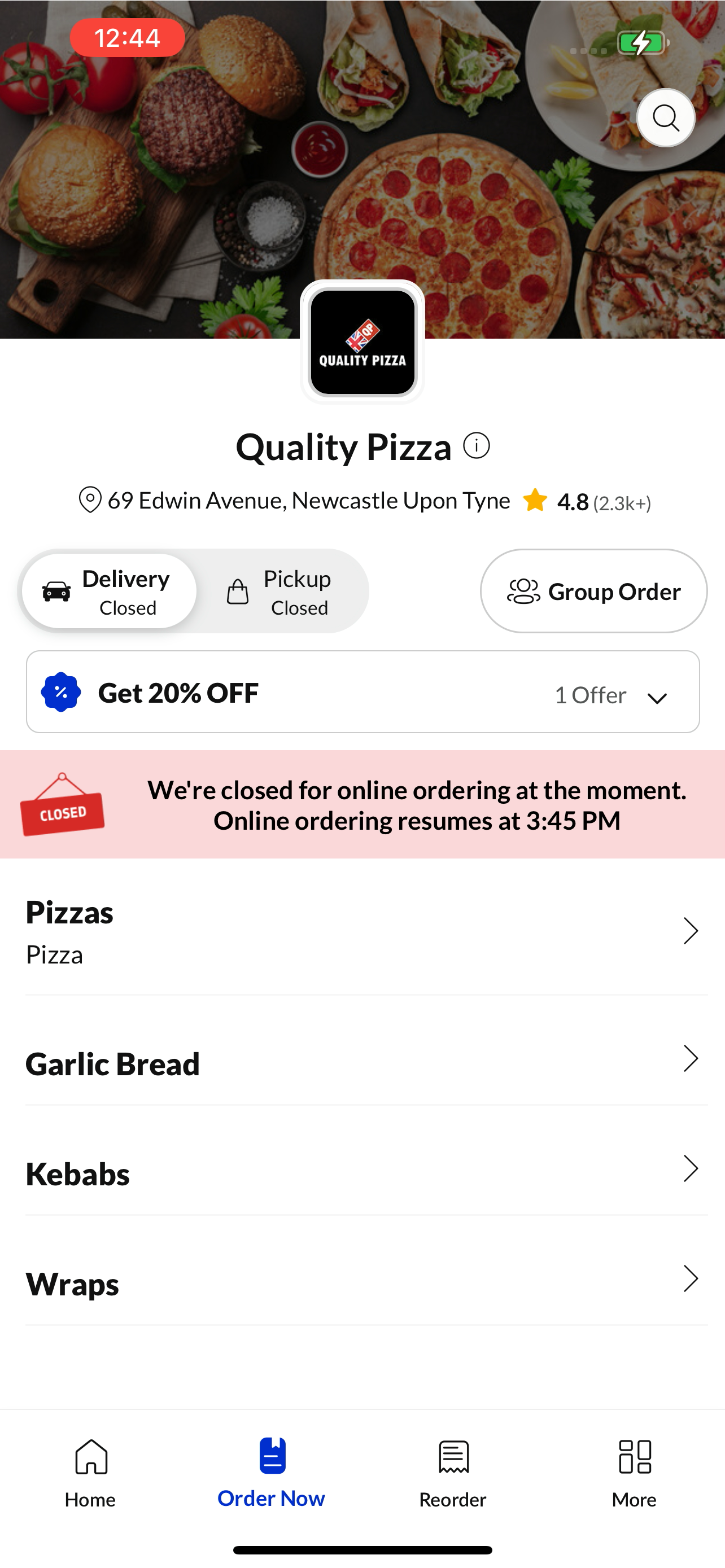Quality Pizza screenshot 2