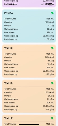 EnteraCalc Bolus Screenshot 1 of 2
