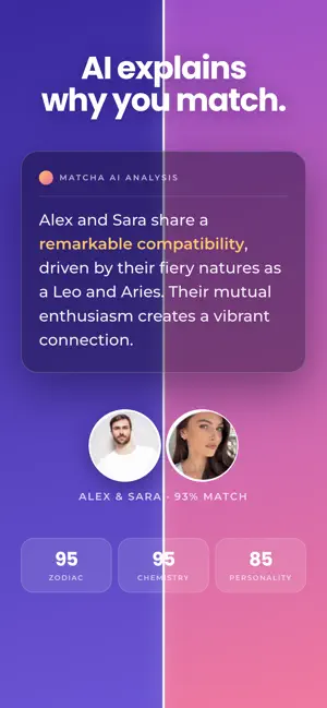 Matcha AI: Love Tester Quiz screenshot 2