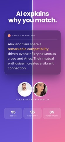 Matcha AI: Love Tester Quiz screenshot 2