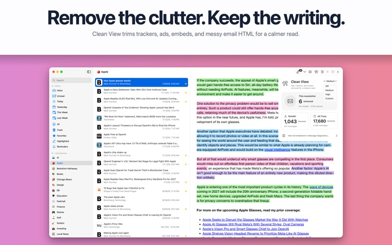 Letterboxx: Newsletter Reader screenshot
