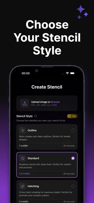 Stencil AI - Tattoo Schablone iPhone screenshot 3