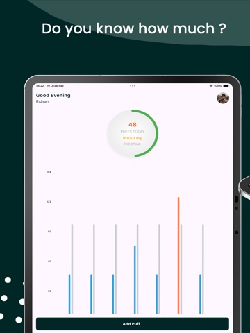 Quit Smoking Puff Counter iPad screenshot