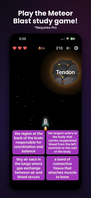 Meteor Flashcards screenshot 1