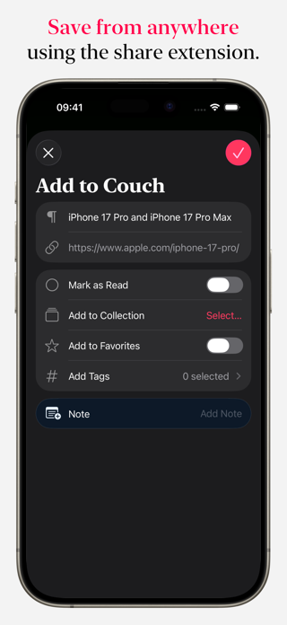 Couch – Read Later Screenshot 9 of 10