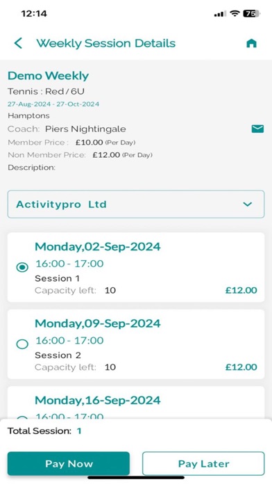 Hamptons Sports and Leisure Screenshot