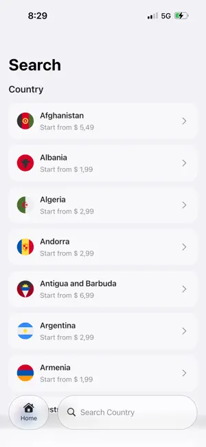 DINGS: eSIM Travel screenshot 2