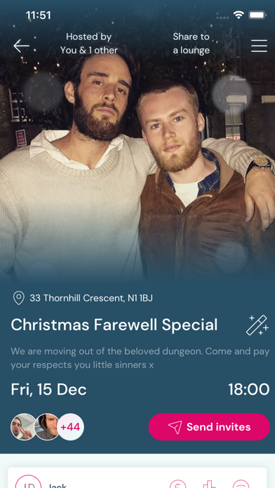 Screenshot 4 of Lounge - Groups & Events App