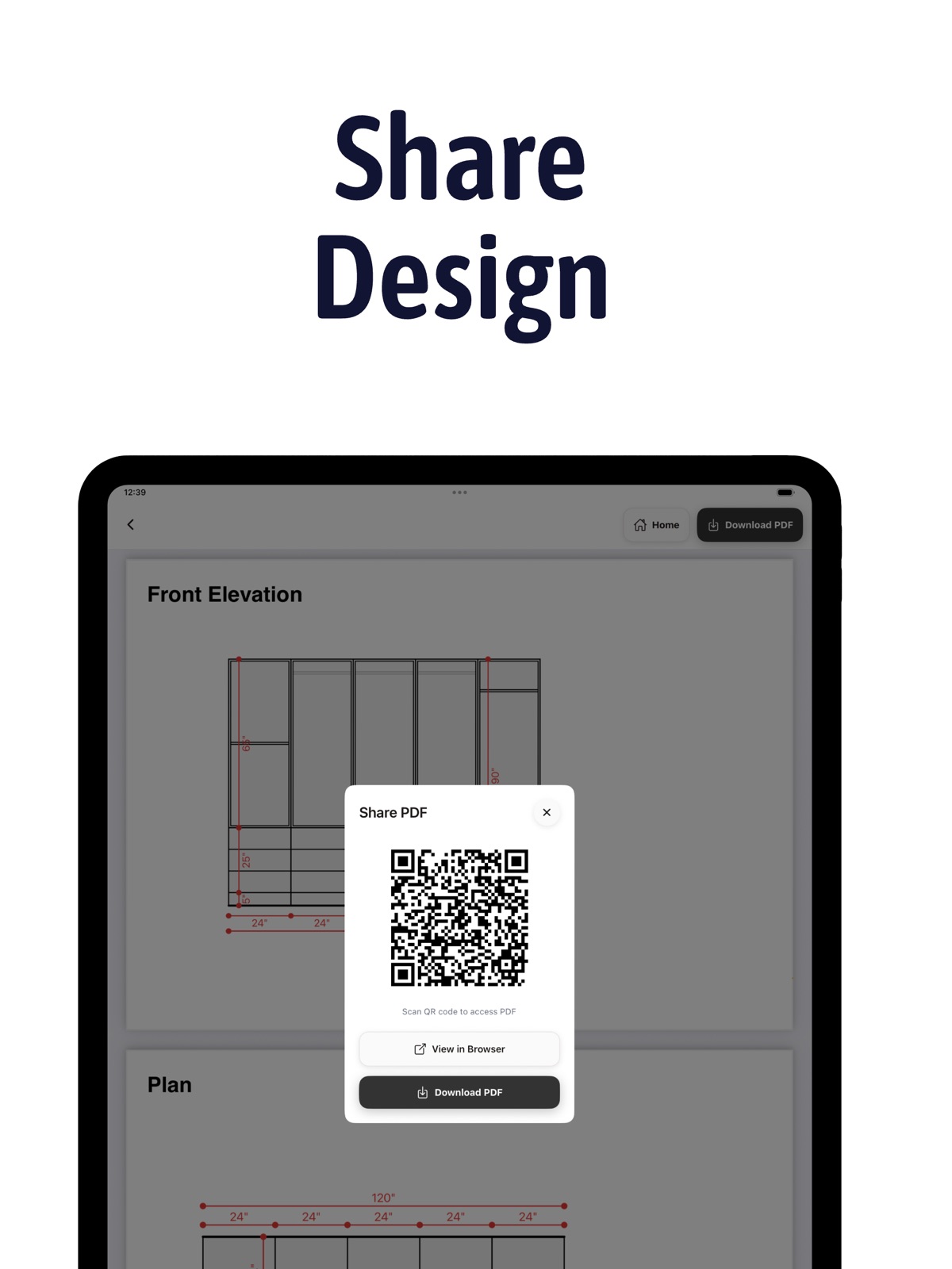 Closet Design App ipad screenshot 1