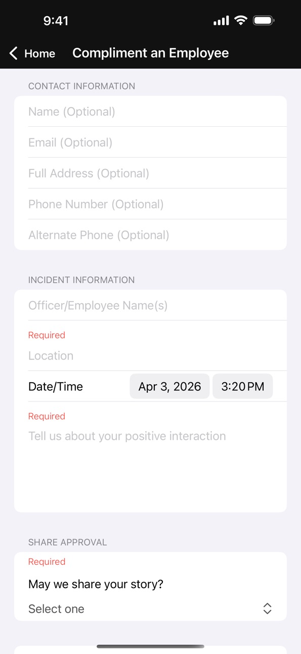 iPhone screenshot