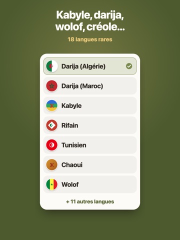 Dialect : apprends ta langue iPad screenshot 2