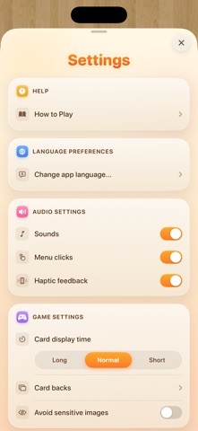 Matching Pairs • Concentration iPhone screenshot