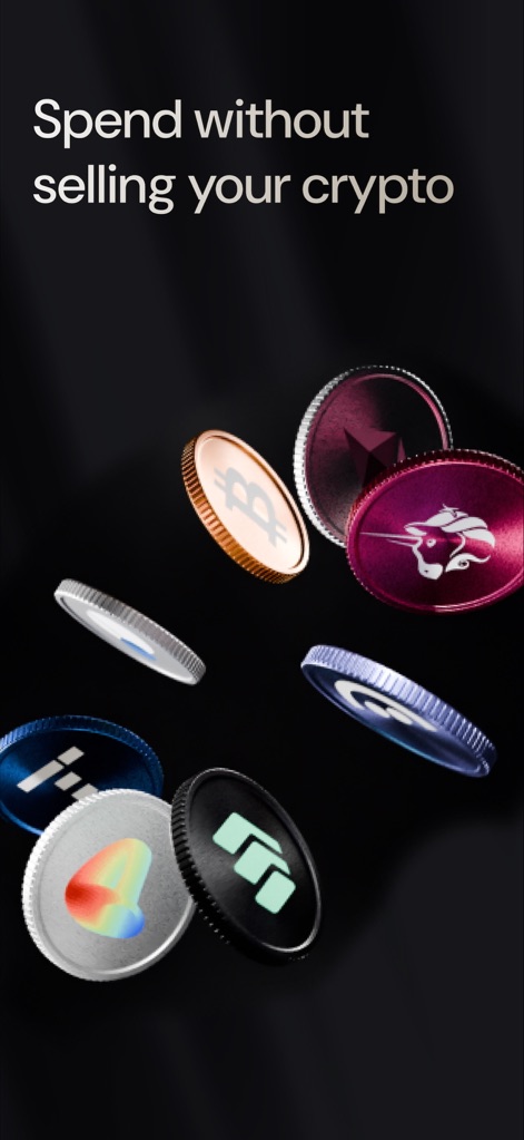 ether.fi: Crypto Card & Spend - This visual emphasizes the app's core benefit, allowing users to leverage their diverse cryptocurrency holdings for everyday spending without the need to sell their assets.